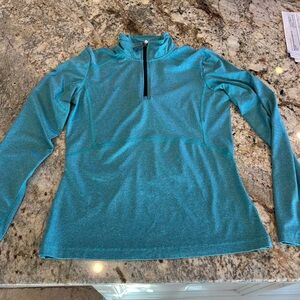 Head Teal Quarter-Zip Pullover